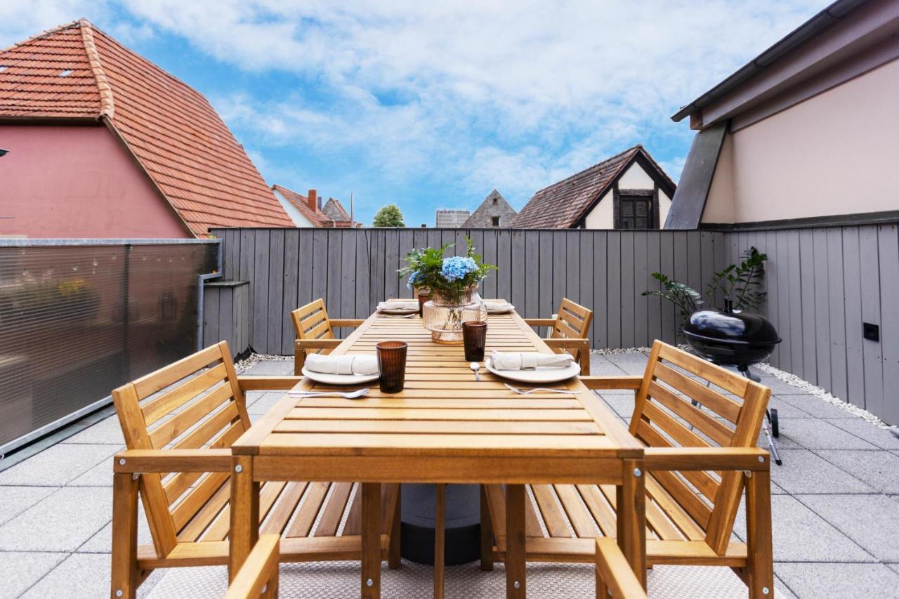 Homie Stay Badgasse - Fewos Am Main Mit Dachterrasse & Fahrradgarage Ochsenfurt Zewnętrze zdjęcie